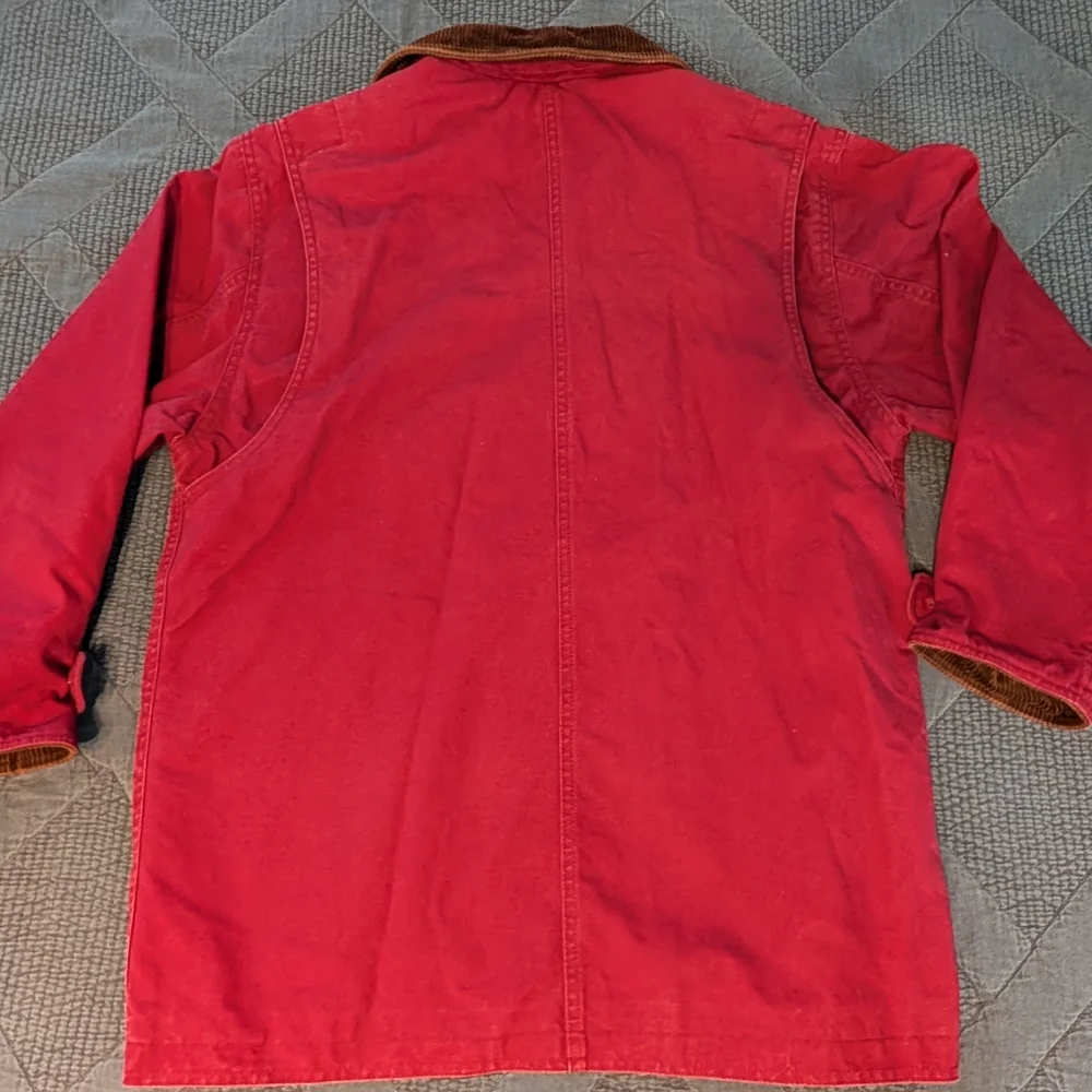 Lands' End Plaid Jacket with Red Accents - Picture 4 of 4